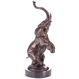 Elefánt - bronz szobor képe